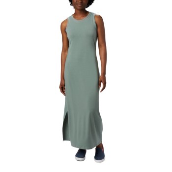 Columbia PFG Slack Water Knit Maxi, Vestidos Verdes Claro Para Mujer | 216389-AFU